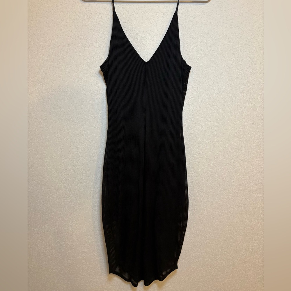 Express Ribbed Midi Dress - Picture 4 of 4